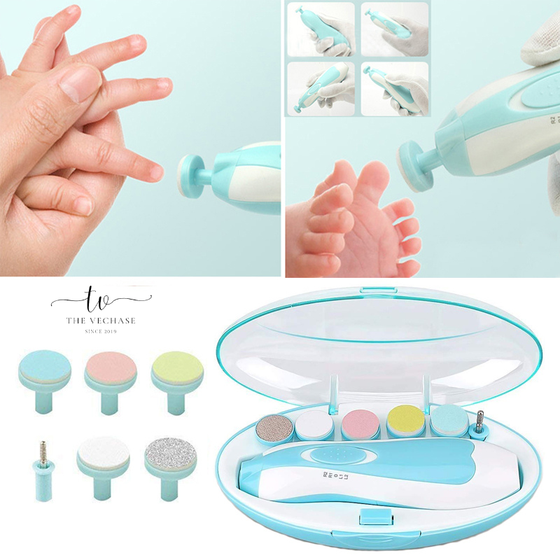 Baby Nail Trimmer 6 in 1 Portable Electric